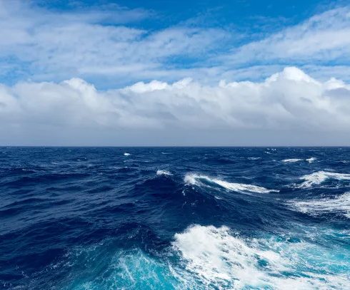 Imagem do Oceano Pacífico, onde o La Niña se forma